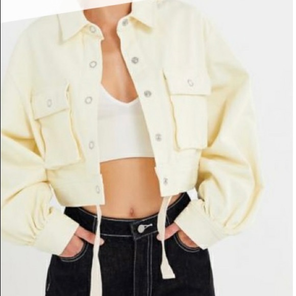 BDG (UO) Puffed Sleeve Cropped Jacket - Picture 4 of 4